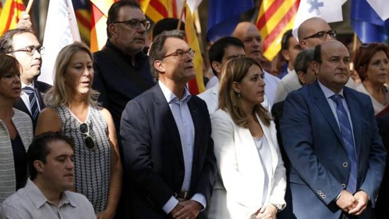 El expresidente de la Generalitat Artur Mas en la Diada