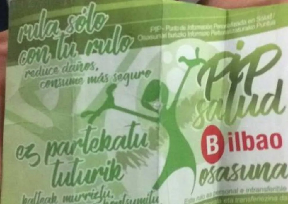 «Pica bien tu raya»: los escandalosos consejos del Ayuntamiento de Bilbao para consumir droga