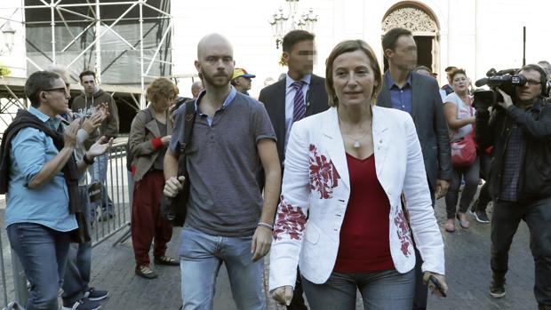 Forcadell acusa al Estado de «enterrar» la política y abrirse a la «represión»