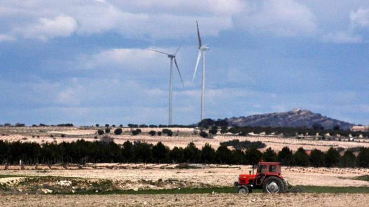 Instalaciones de energía eólica en Castilla-La Mancha