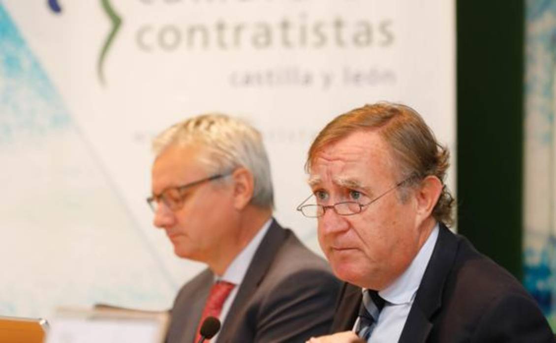 El presidente de la Cámara de Contratistas de Castilla y León, Enrique Pascual Gómez