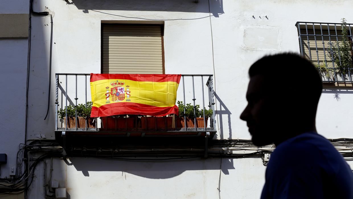 Imagen de archivo bandera España