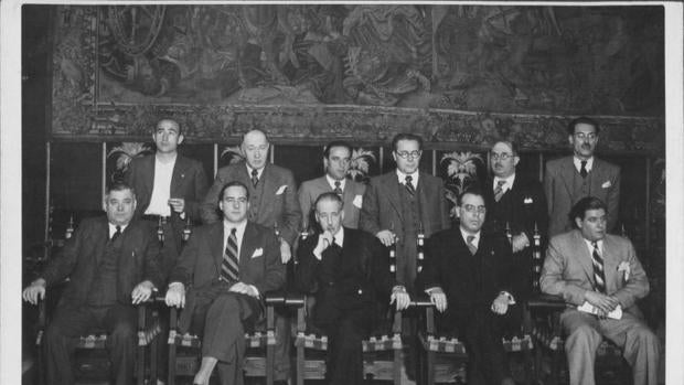 El Gobierno de la Generalitat en 1934, presidido por Lluis Companys