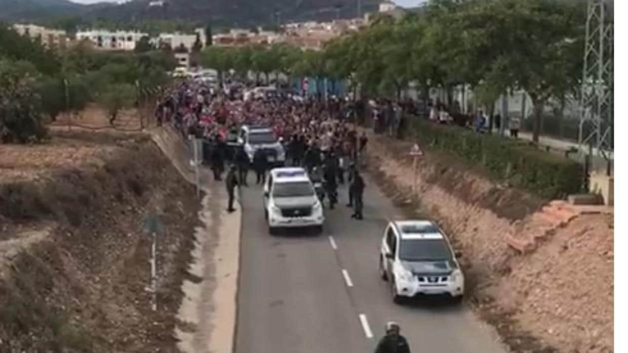 Vecinos de Mont-roig del Camp (Tarragona) persiguieron y expulsaron a la Guardia Civil de la población
