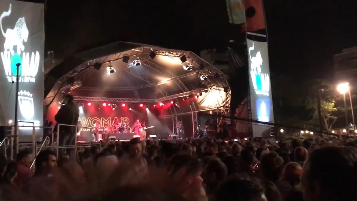 Miles de personas en el Parque Santa Catalina en una edición de Womad en la ciudad de Las Palmas