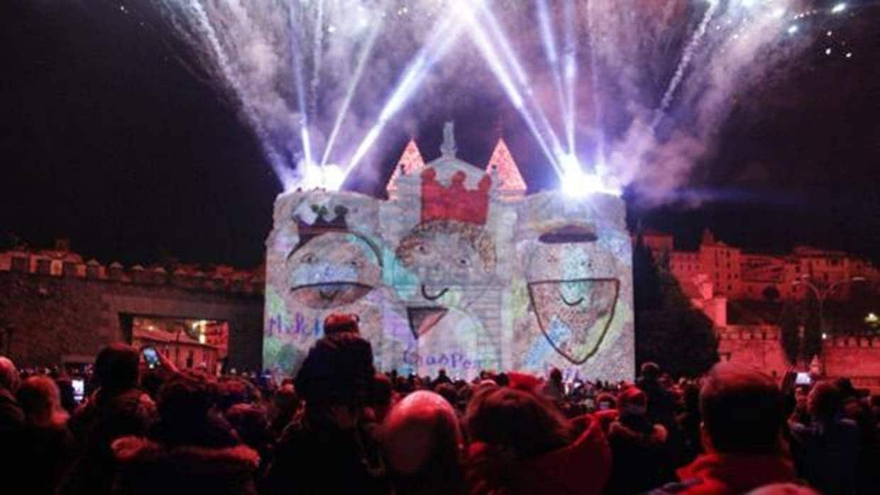 La Navidad pasada el espectáculo se celebró en la Puerta de Bisagra