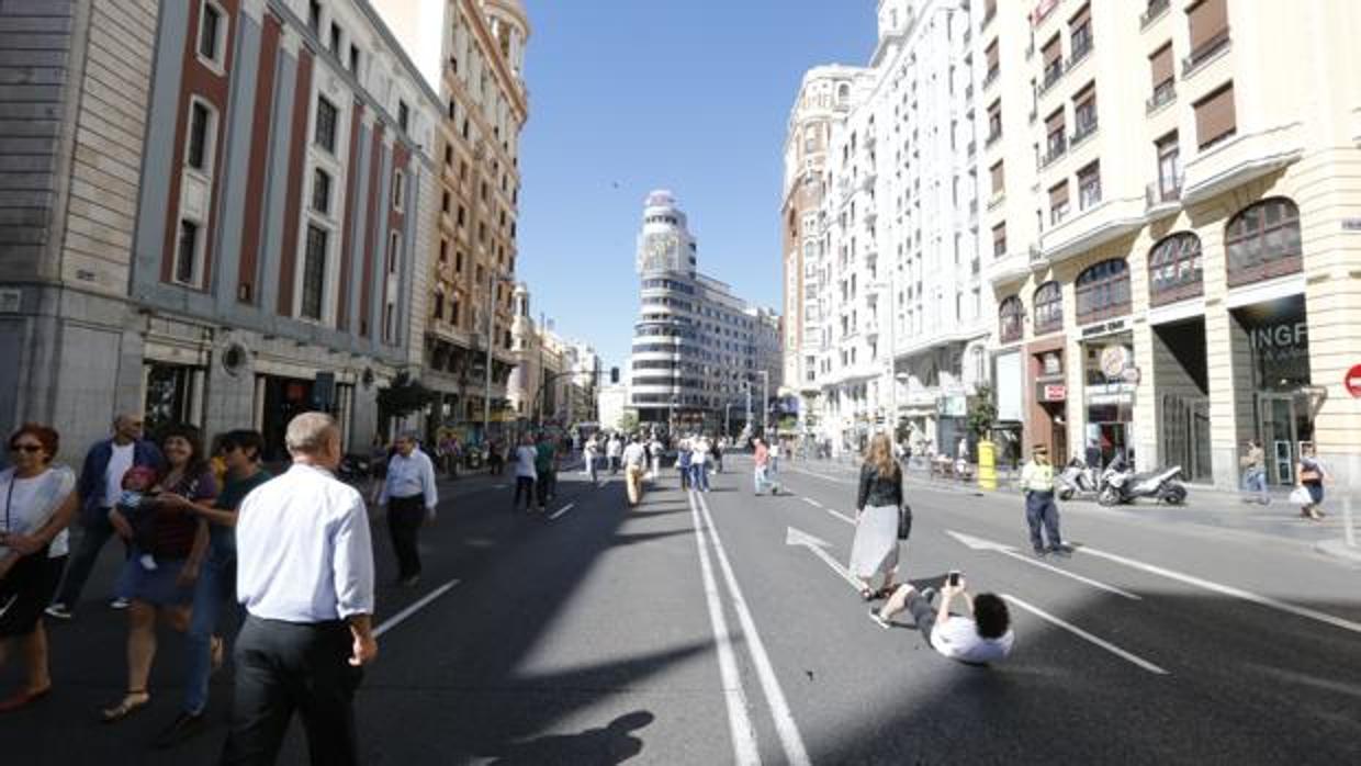 La Gran Vía, las pasadas Navidades