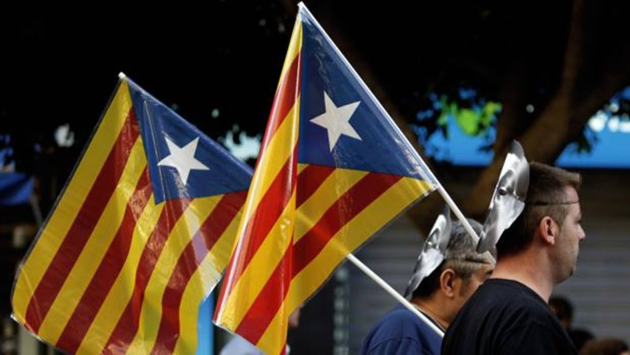 Imagen de archivo de una manifestación separatista celebrada en Valencia