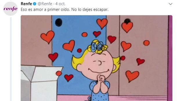 La falsa historia de amor en un vagón de Renfe que engañó a Twitter