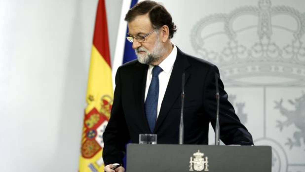 El preisdente del Gobierno, Mariano Rajoy, el pasado 2 de octubre