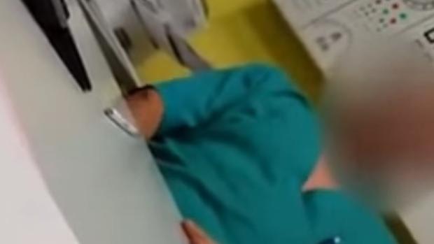 Imagen del vídeo grabado por la paciente