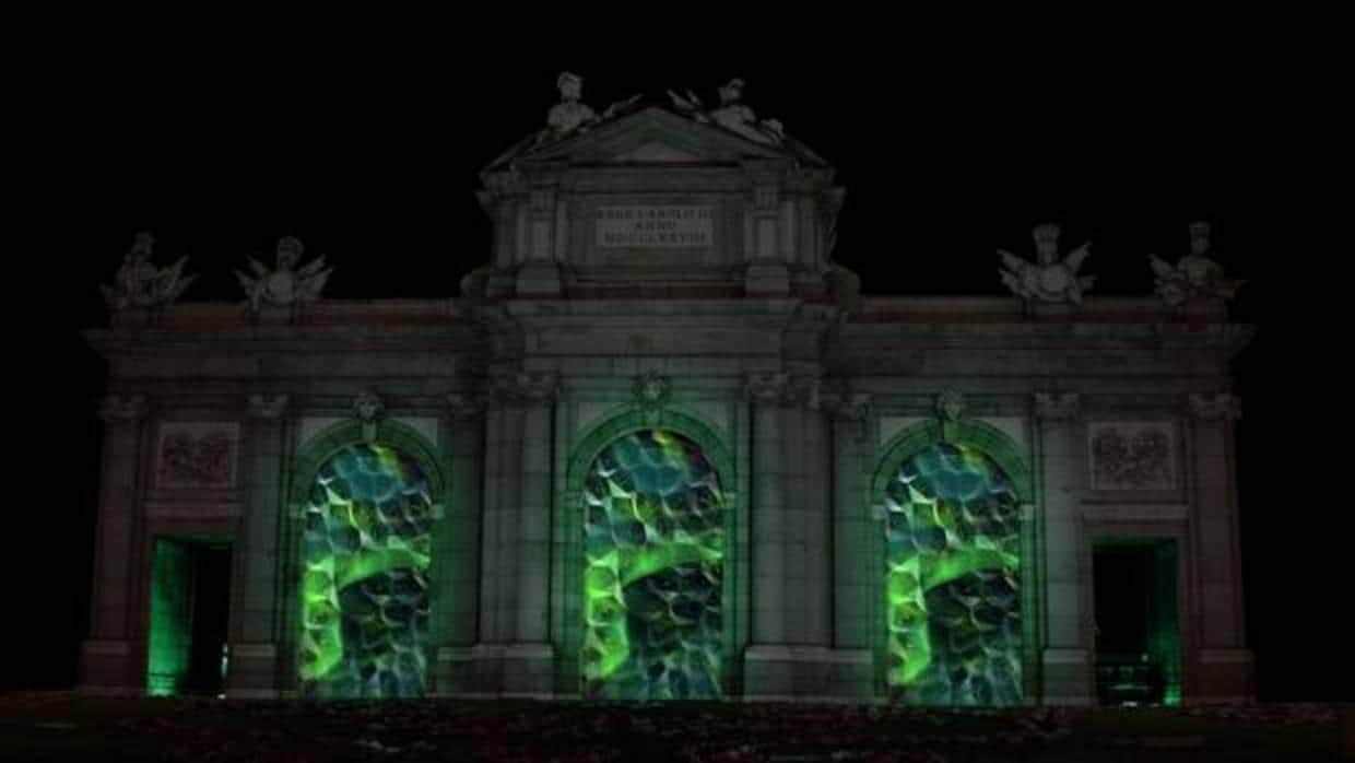 Una gran pantalla de led se ensamblará en la Puerta de Alcalá