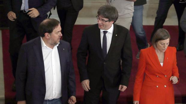 Sindicatos de la Policía Nacional reclaman que Puigdemont, Junqueras y Forcadell sean investigados por sedición