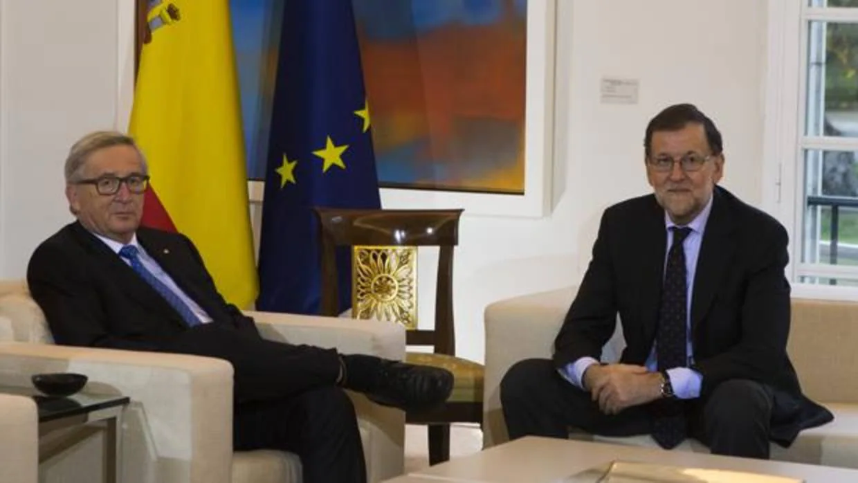 Jean-Claude Juncker y Mariano Rajoy, en una imagen de archivo