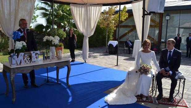 Boda del triatleta Fernando Alarza con Marta Vega