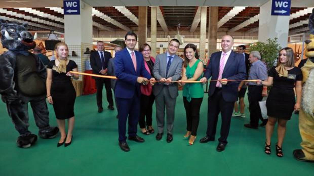 Martínez Arrroyo y José Manuel Caballero en la inauguración de la feria del año pasado