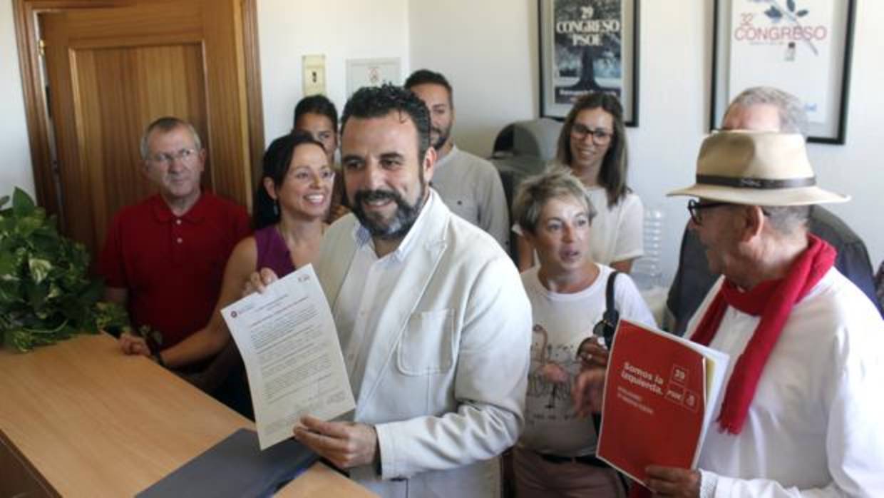 José Luis Blanco durante la presentación de su candidatura a la Secretaria del PSOE