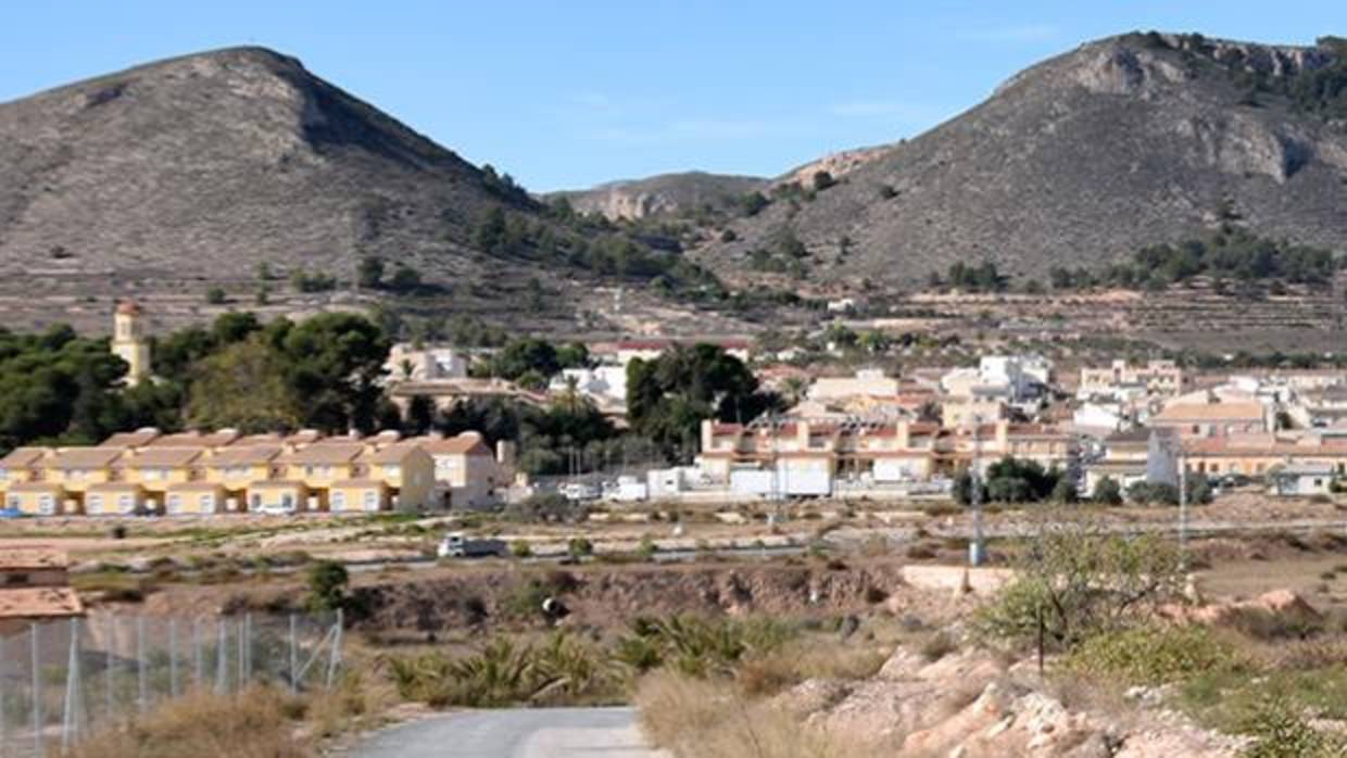 Vista panorámica del municipio alicantino de La Romana