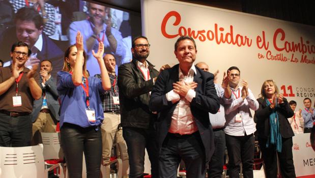 Page sale reforzado del Congreso del PSOE con la «energía» puesta en 2019