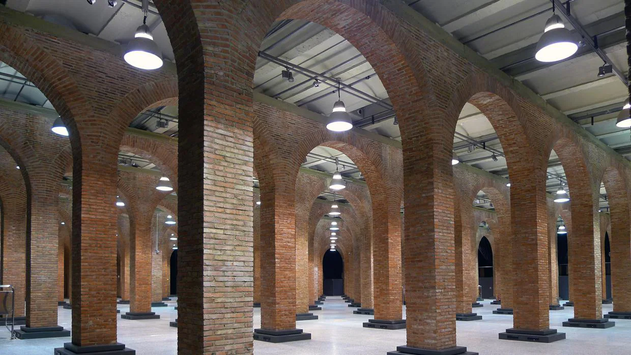 La famosa sala de las columnas, completamente renovada