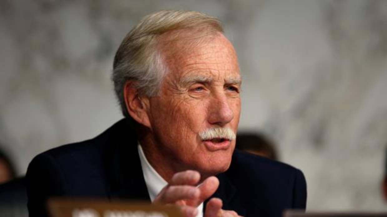 El senador de Maine, Angus King