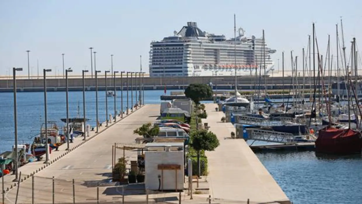 Imagen captada en el puerto de Valencia