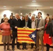 Imagen de Jordi Sebastià (en el centro)