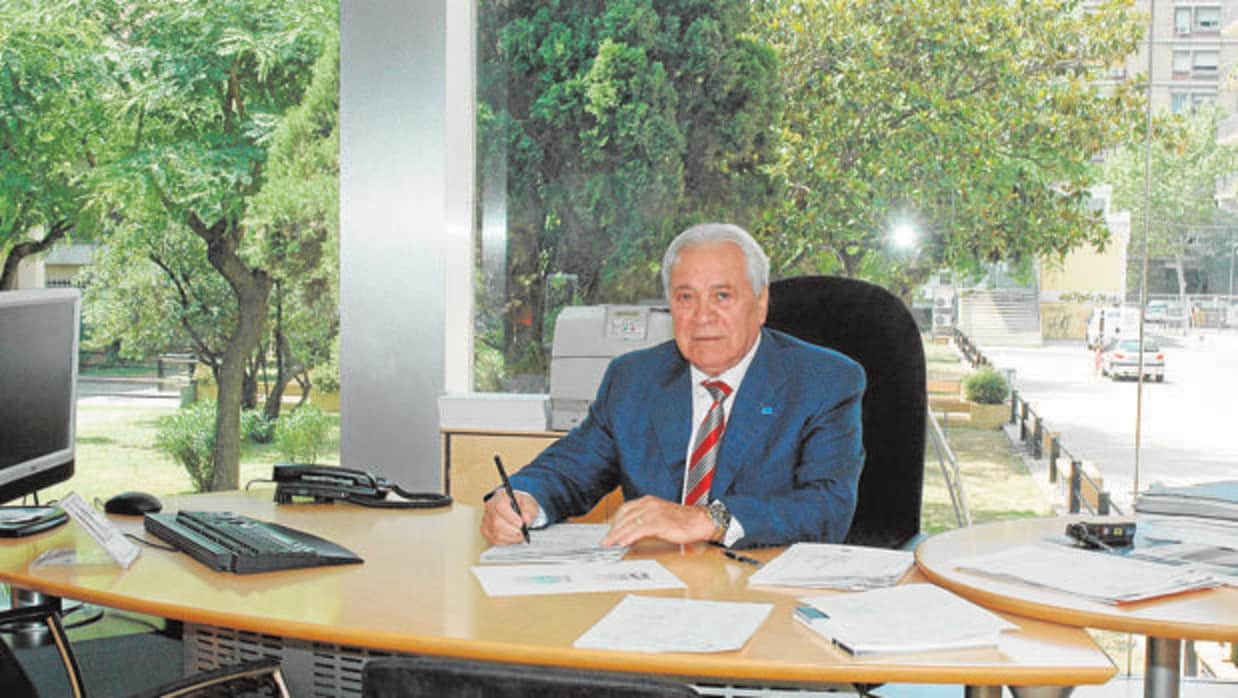 El empresario Claudio García García, en su despacho de Barcelona