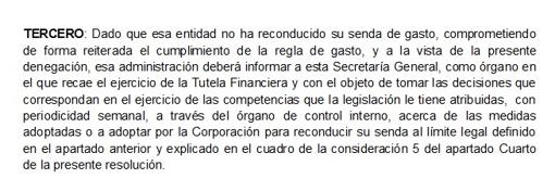 El Ministerio de Hacienda interviene las cuentas del Ayuntamiento de Madrid