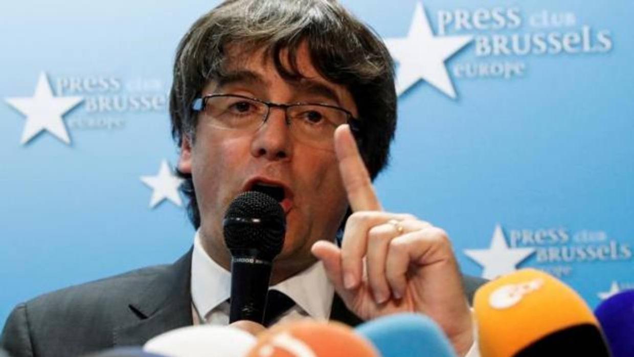 El destituido presidente catalán Carles Puigdemont