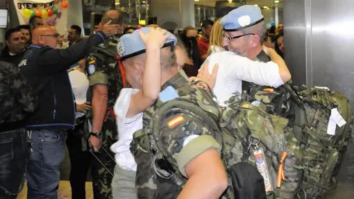 Los héroes de la Brigada Canarias en Líbano ya están en las islas