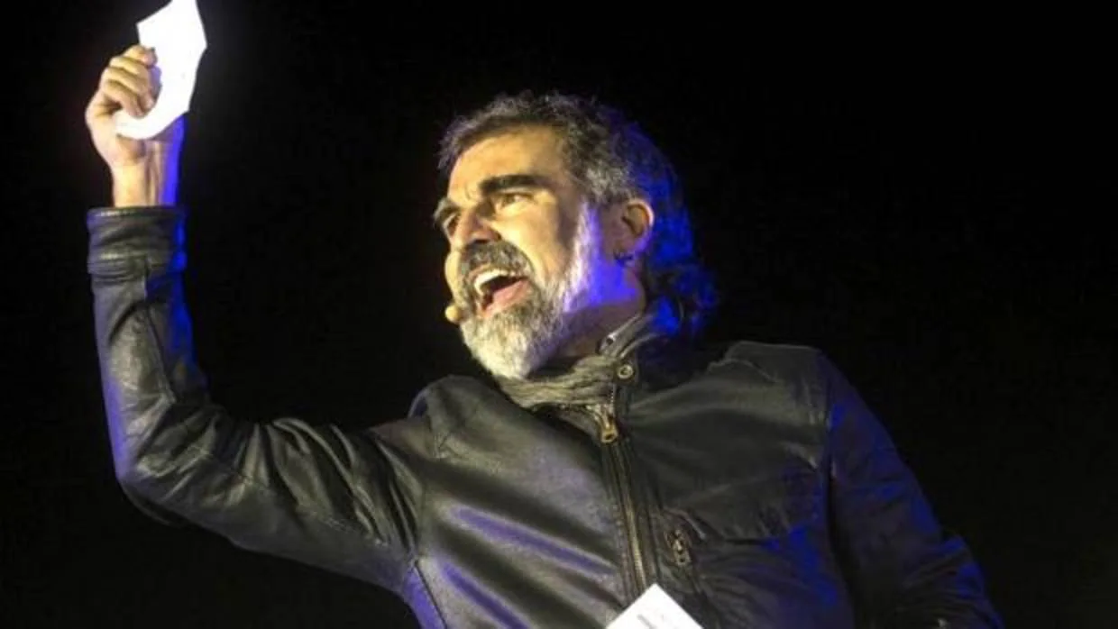 Jordi Cuixart llamando a la movilización de los independentistas