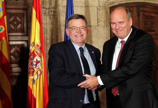 Imagen de la reunión celebrada este jueves en Valencia