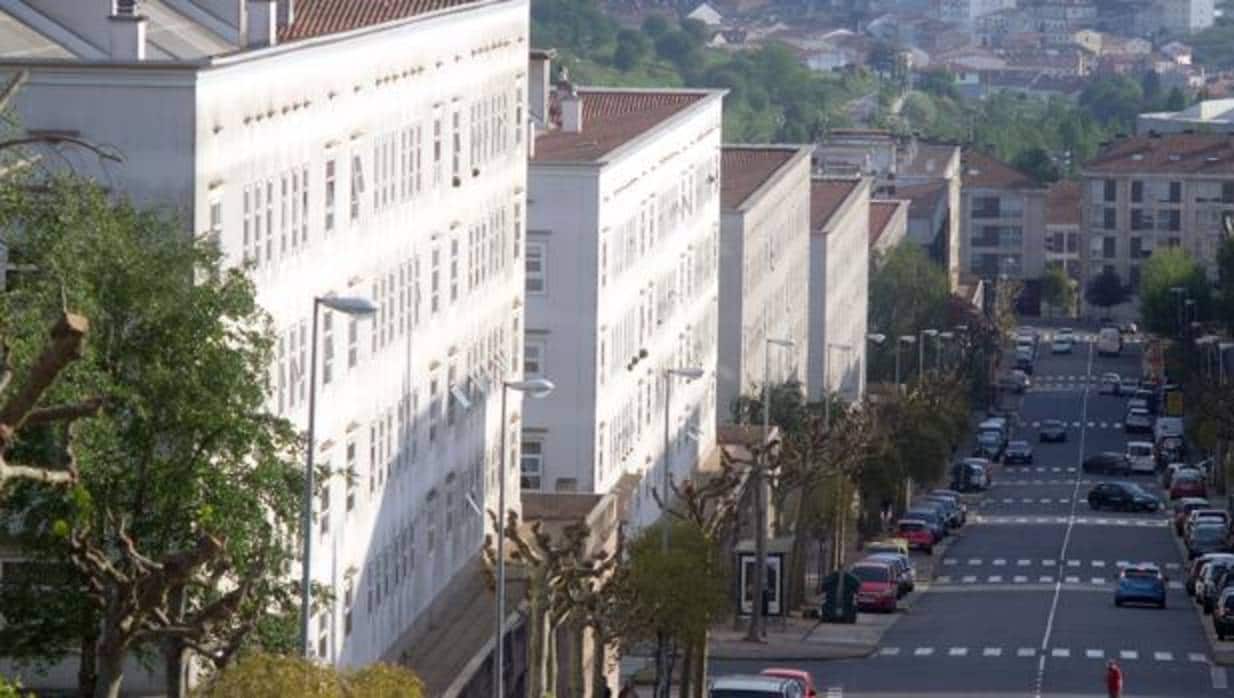 Bloque de viviendas en Santiago de Compostela
