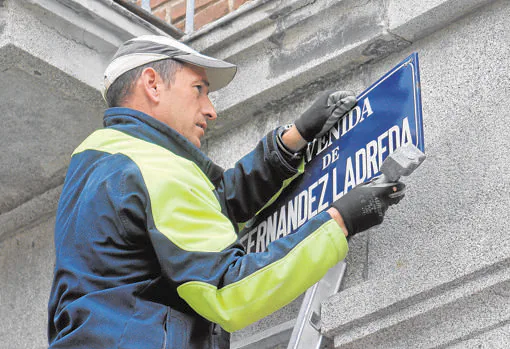 La céntrica avenida Fernández Ladreda en Segovia, ahora es Acueducto