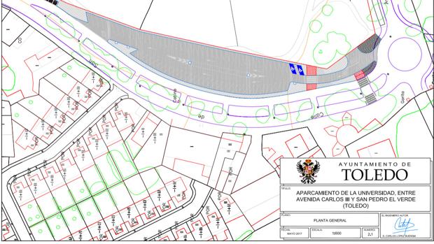 La nueva zona de aparcamiento de San Pedro el Verde tendrá 120 plazas