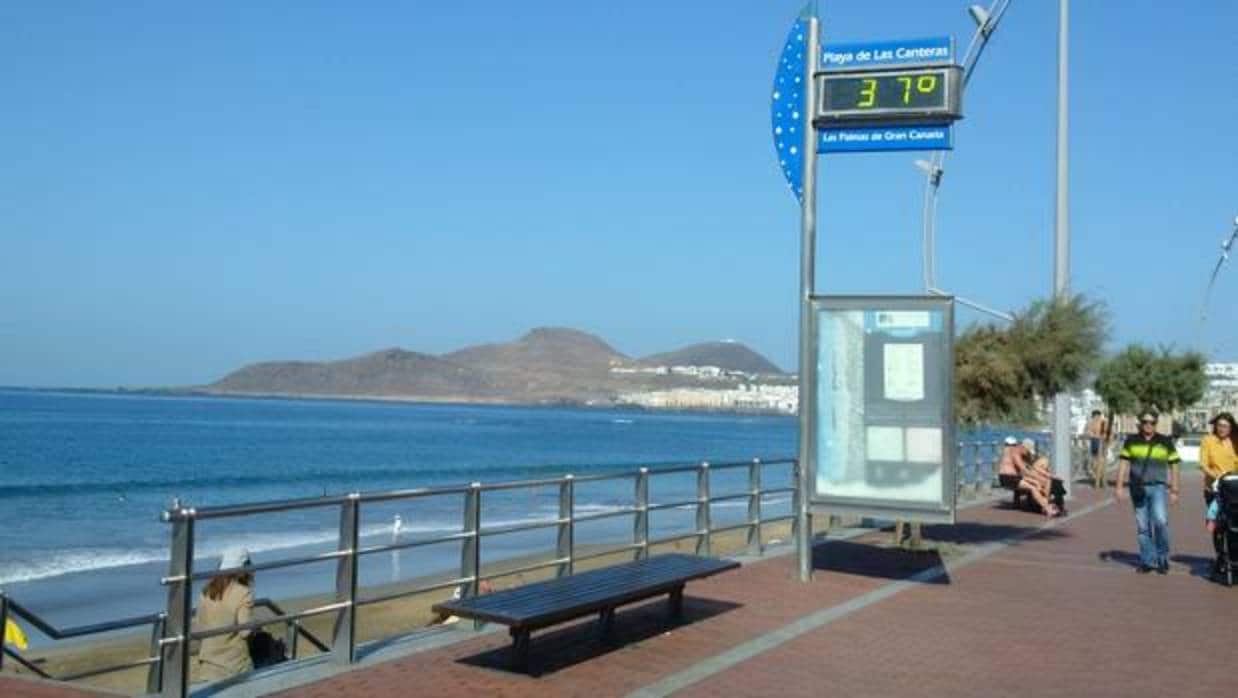 Termómetro en Canarias este miércoles