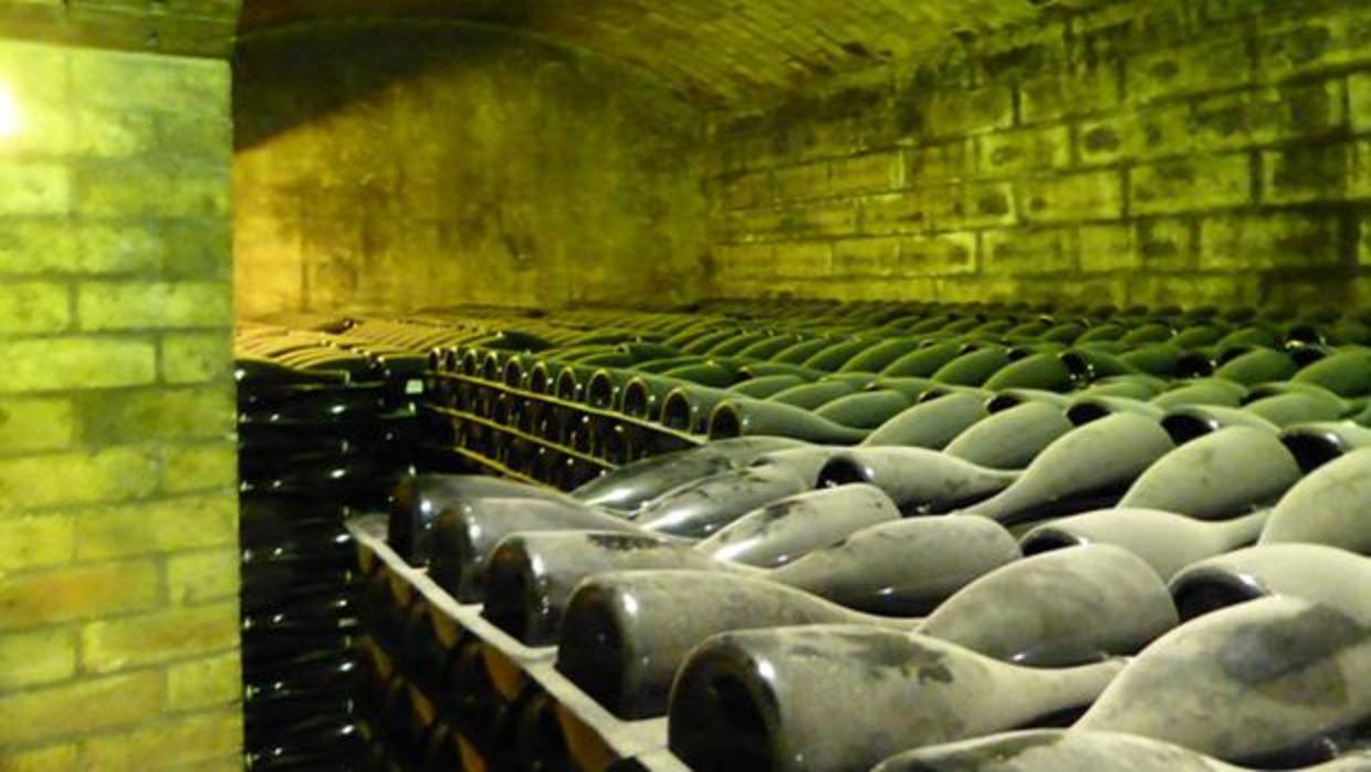 Imagen de archivo de una bodega de cava en Requena