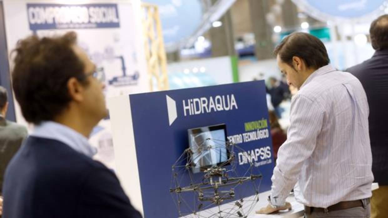 Estand de Hidraqua en Efiaquia, en Feria Valencia