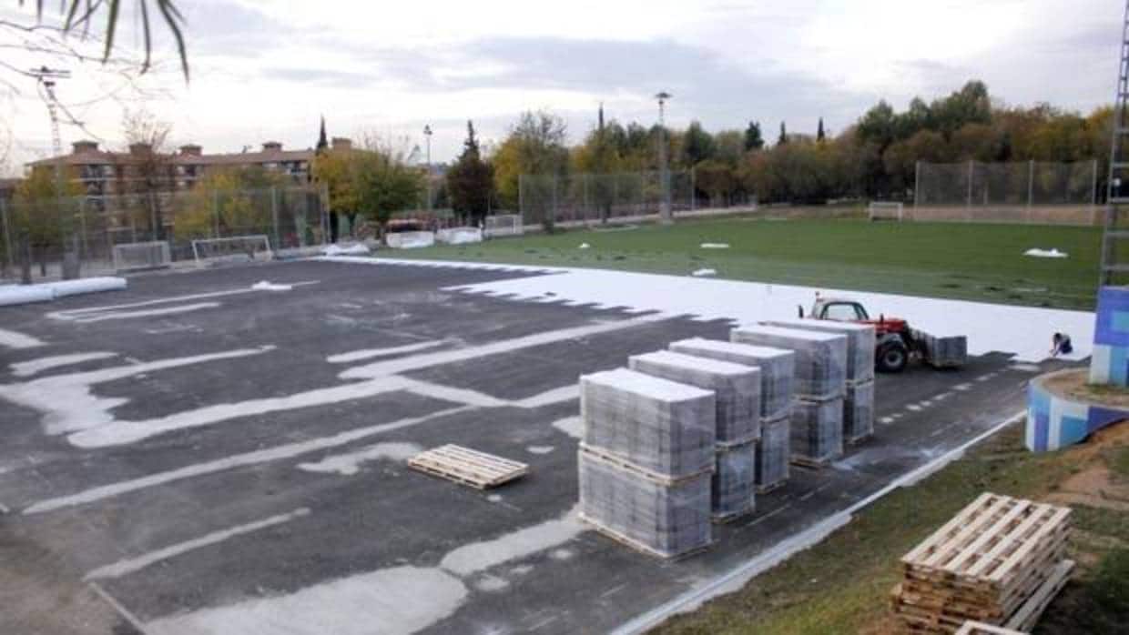 El nuevo campo polifuncional de la Escuela de Gimnasia va a costar 191.000 euros