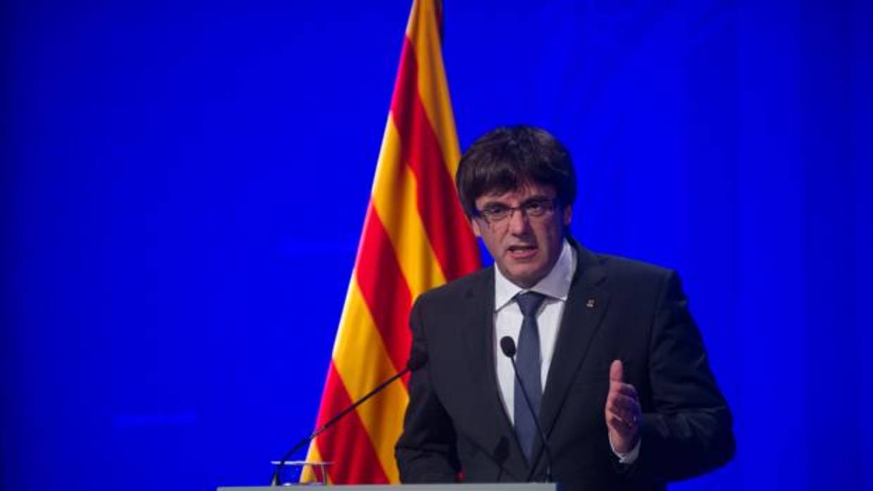 El expresidente de la Generalitat de Cataluña, Carles Puigdemont