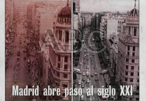 Extracto de la portada de ABC Madrid del 31 de diciembre de 2000