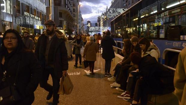 La nueva Gran Vía «estrena» Navidad