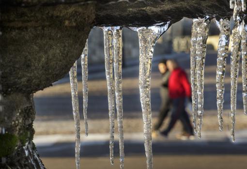 Bajas temperaturas en Ciudad Rodrigo (Salamanca)