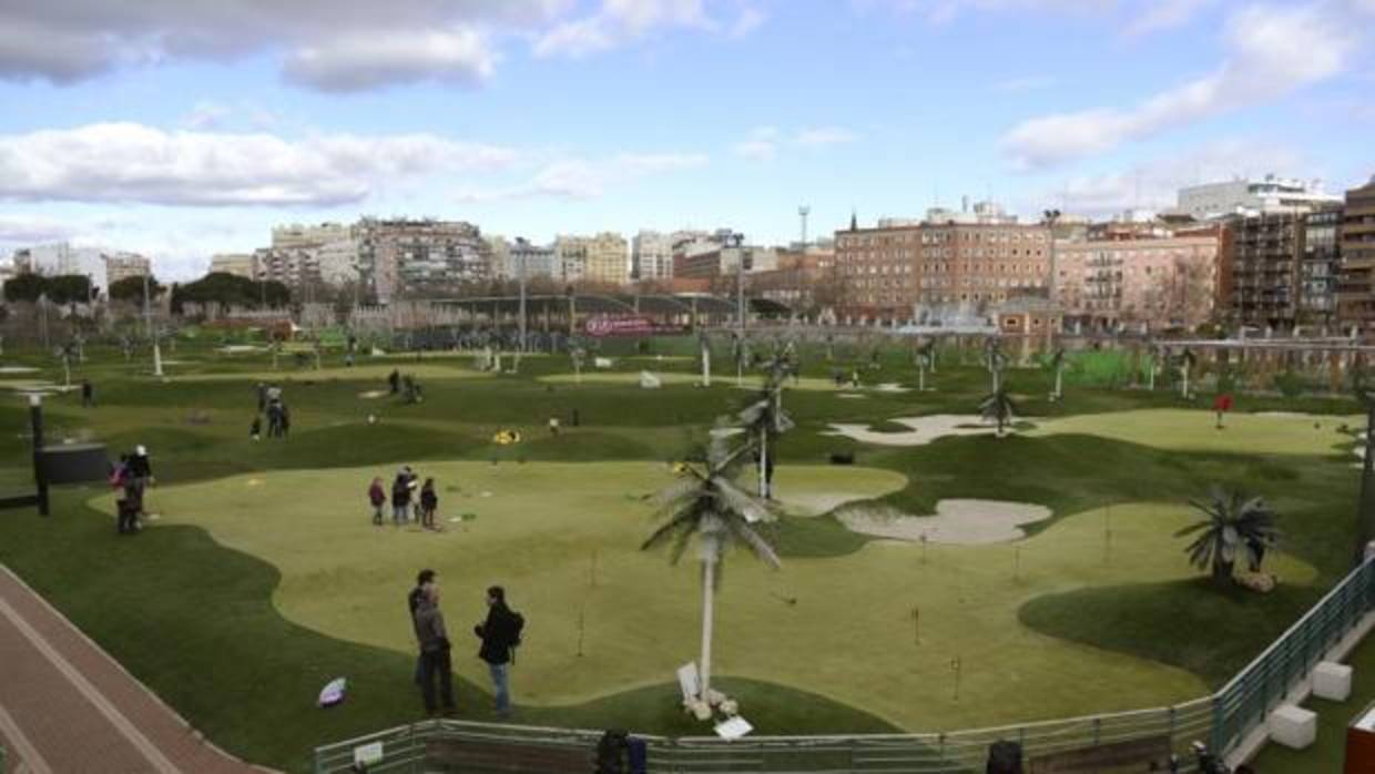 El antiguo campo de golf en Islas Filipinas