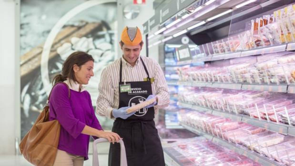 Imagen de un supermercado de Mercadona en Sevilla