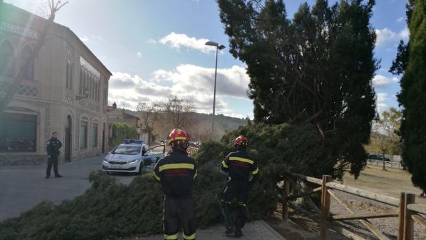 La borrasca «Ana» dejó rachas de viento de hasta 100 kilómetros en Castilla-La Mancha