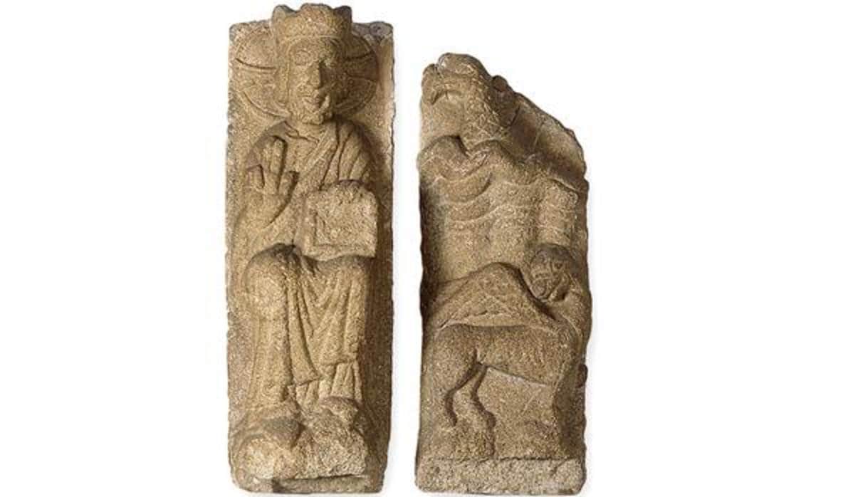 Las dos esculturas que se exhiben en el Museo Marés