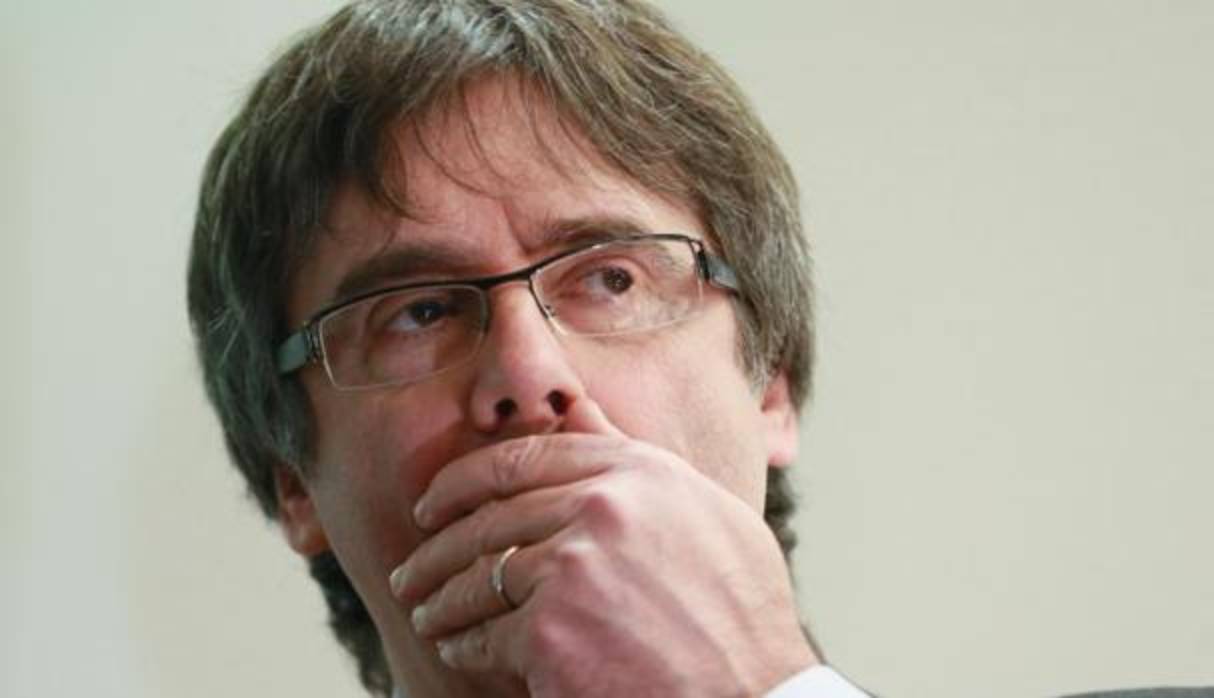 Carles Puigdemont, la pasada semana durante una rueda de prensa en Bélgica