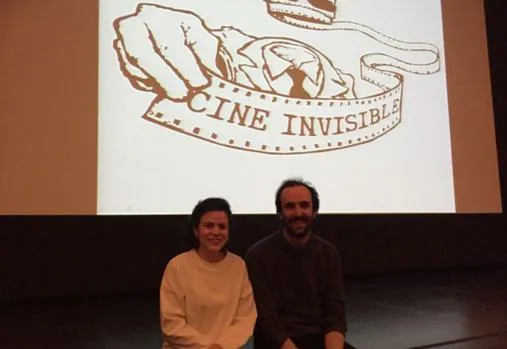 Manuel Arija y Alma Prieto, miembros de la Asociación Cine Invisible